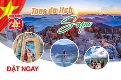 Tour Sapa - Fansipan dịp 2/9 từ Hà Nội trong 3 ngày 2 đêm