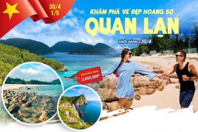 Tour Du Lịch Quan Lạn 3 Ngày 2 Đêm Dịp Lễ 30/4-1/5