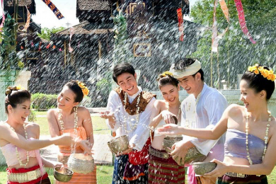 Du lịch Lào- Đông Bắc Thái - Lễ Hội Té Nước Lào 6 Ngày 5 Đêm Bằng Đường Bộ
