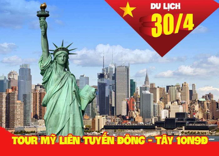 Du Lịch Mỹ Liên Tuyến Đông - Tây 10 Ngày 9 Đêm Dịp Lễ 30/4