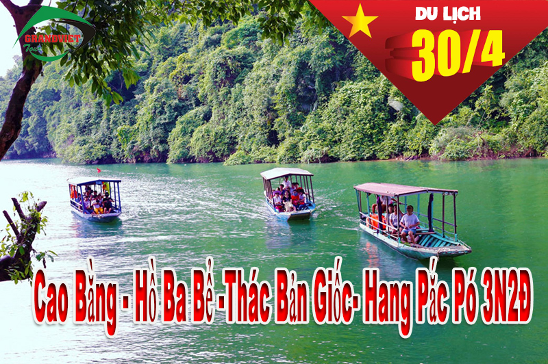 Tour Du Lịch Hồ Ba Bể -Thác Bản Giốc- Hang Pắc Pó 3 ngày 2 Đêm